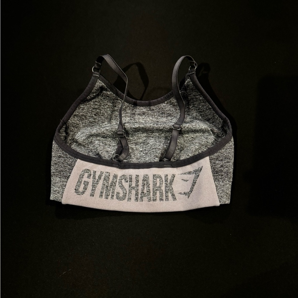 Gymshark Flex Seamless Set XS Charcoal Grey High Waist Leggings & Sports Bra - Picture 5 of 5